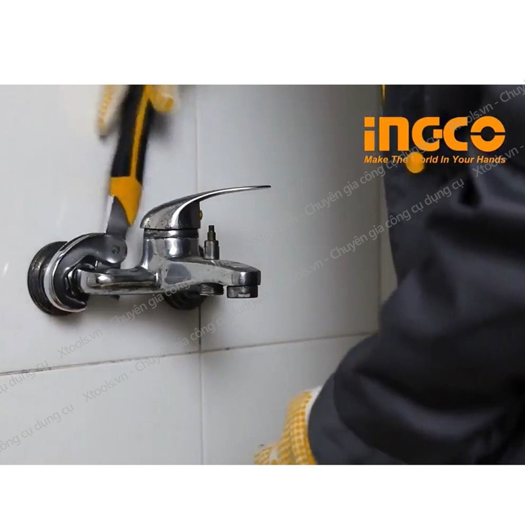 Bộ mỏ lết tự động đa năng INGCO HBWS110808 hợp kim mạ crom siêu cứng chống rỉ mở bulong, vít, ống nước, sửa chữa nhà cửa