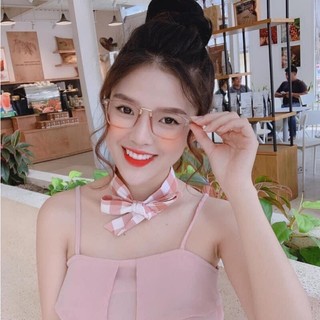 Mắt kính gọng cận,giả cận,thay tròng cận unisex nam nữ 210 dáng kính hình chữ nhật