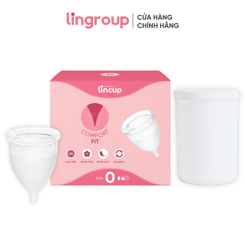 [Mã SGBAU30K giảm đến 30K đơn 99K] Cốc nguyệt san Lincup 0 chính hãng (25ml) - Nhập Khẩu Mỹ