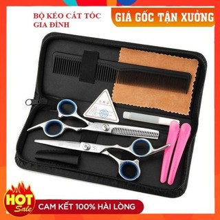 Bộ Kéo Cắt Tỉa Chuyên Nghiệp TẶNG KÈM LƯỢC + Ví Đựng Kéo Sang Trọng SP003457