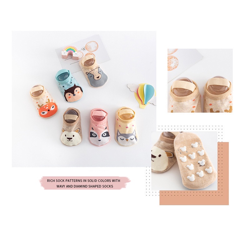 Vớ Cotton Chống Trượt Cho Bé Sàn
