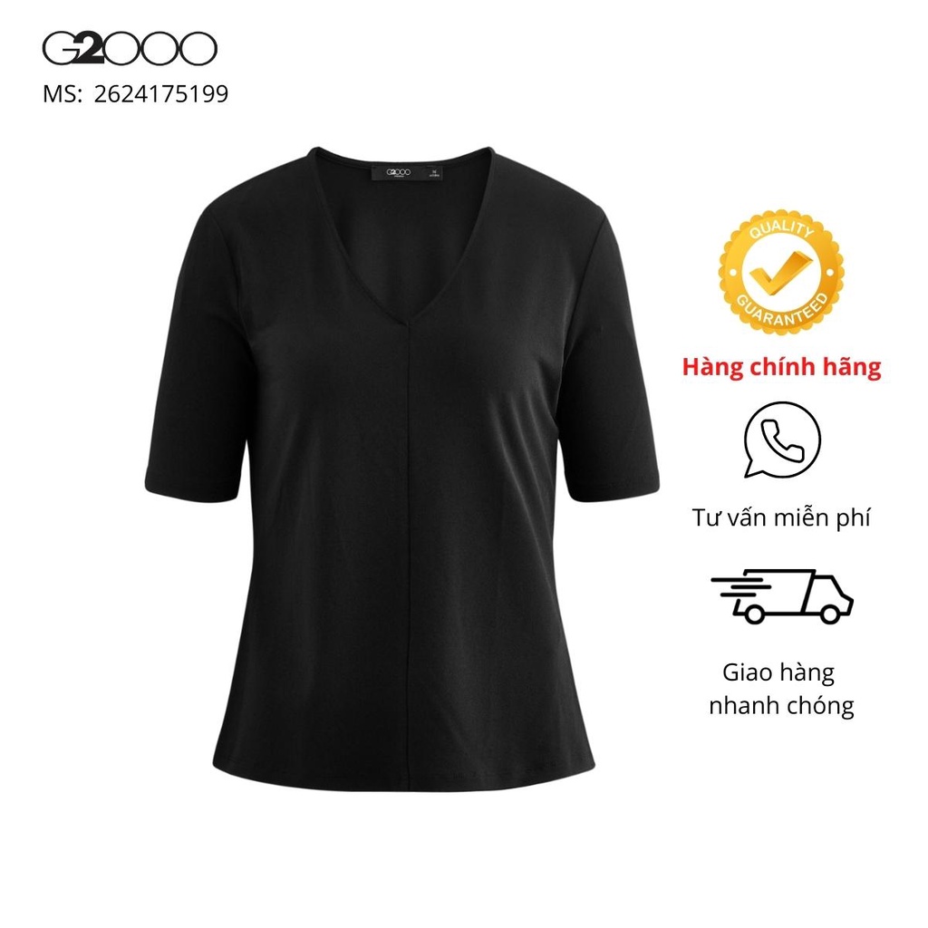 Áo Thun Nữ G2000 (2624175199) Màu Đen