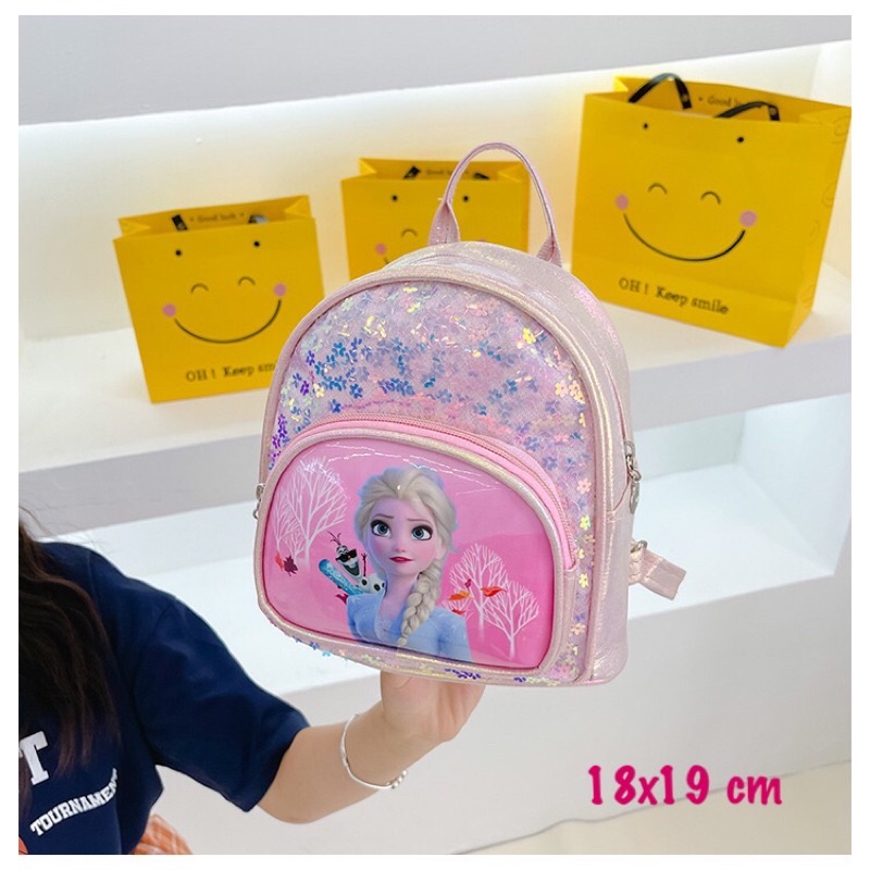 Balo nhỏ xinh cho bé gái Elsa Frozen