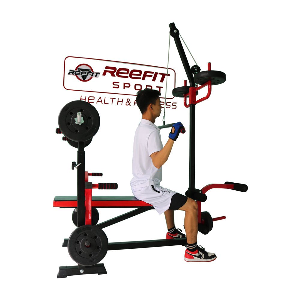 Ghế tạ giàn tạ đa năng có kéo xô Reefit dành cho gia đình RF-20040