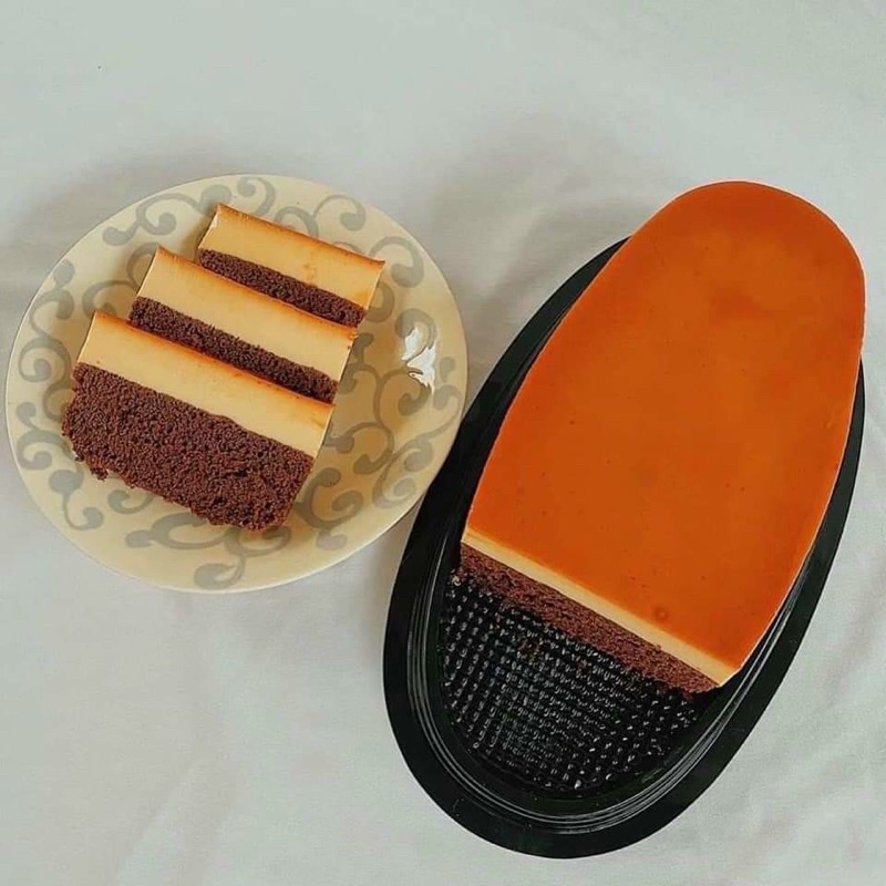 bánh flan gato cốt bánh cacao it ngọt ổ 500gr