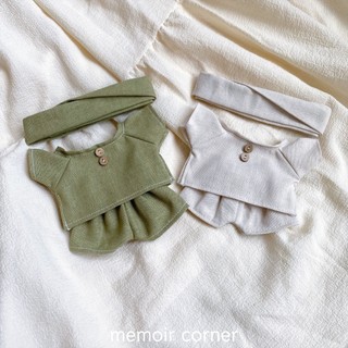 Outfit Doll 15cm 20cm - Áo dài "Mộc"