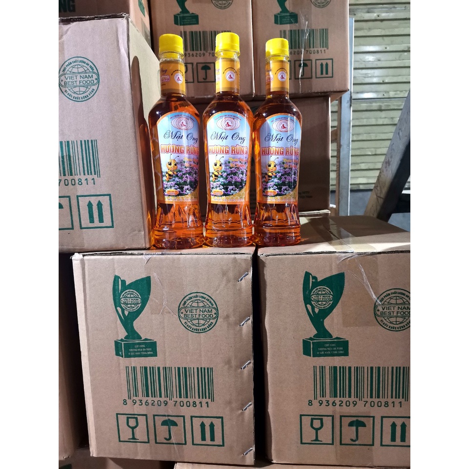 combo 5 chai Mật ong hương rừng (800g) đồ pha chế , tẩm ướp đồ nướng