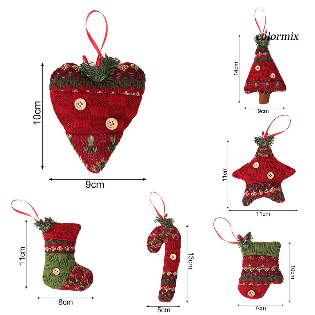 Phụ Kiện Treo Trang Trí Giáng Sinh Bằng Vải Tinh Tế