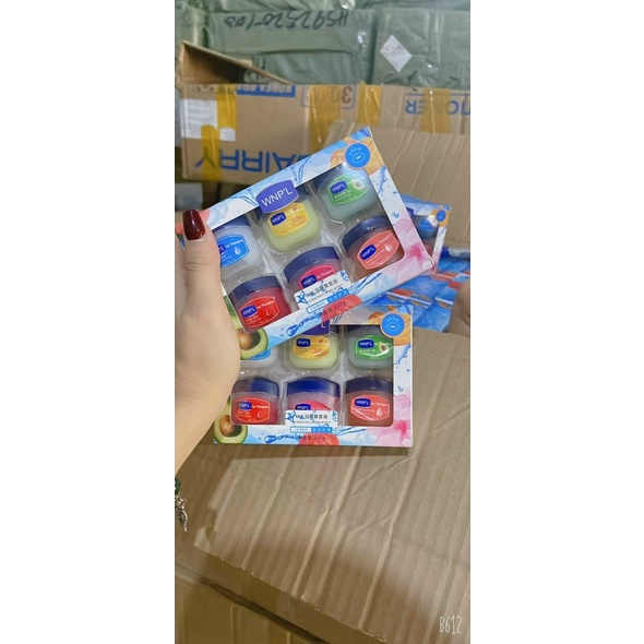 Set 6 Son Dưỡng Ẩm Chống Khô Môi Nicor Vaseline Dành Cho Nam Và Nữ
