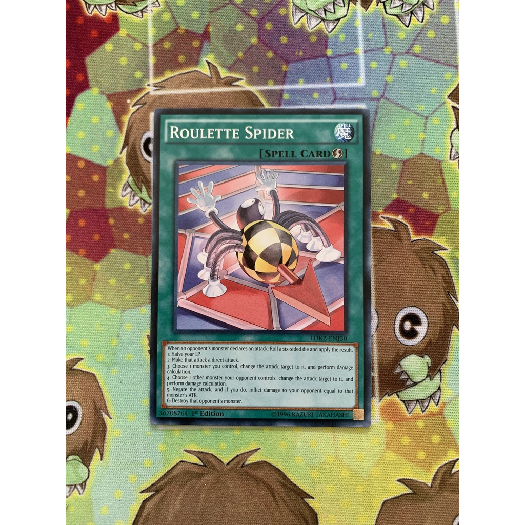 Thẻ Bài Yugioh Spell Roulette Spider - LDK2-ENJ30 - Common