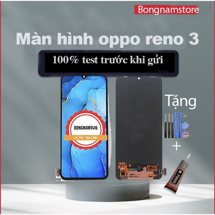 Màn hình thay thế cho oppo A91 / RENO 3/ F15 / a73 - 2020 - LCD incell tặng kèm bộ sửa và keo dán b7000.