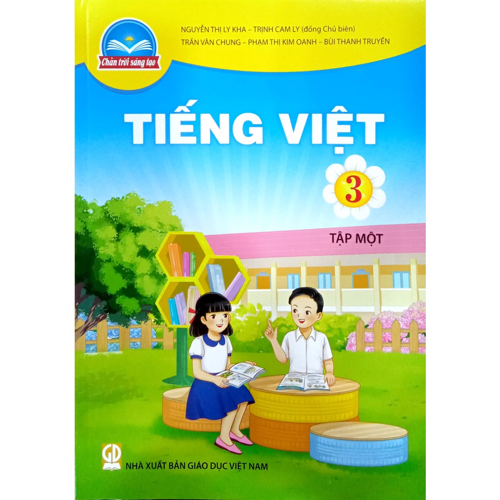 Sách giáo khoa Tiếng Việt 3 tập 1 - Chân Trời Sáng Tạo - Bán kèm bao sách