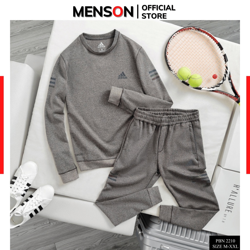 Bộ quần áo nam nỉ bông dày dặn dáng ôm lên form chuẩn Hàng cao cấp Menson MSO2210 Set đồ bộ nam