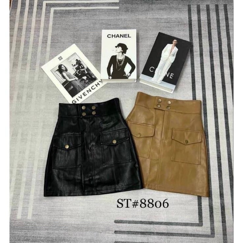 Mã 579-CHÂN VÁY DA 4 KHUY TÚI HỘP