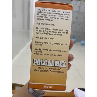 POLCALMEX bổ sung calcium cho bé
