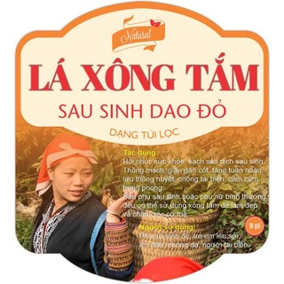 Lá xông tắm sau sinh dân tộc dao đỏ dạng túi lọc