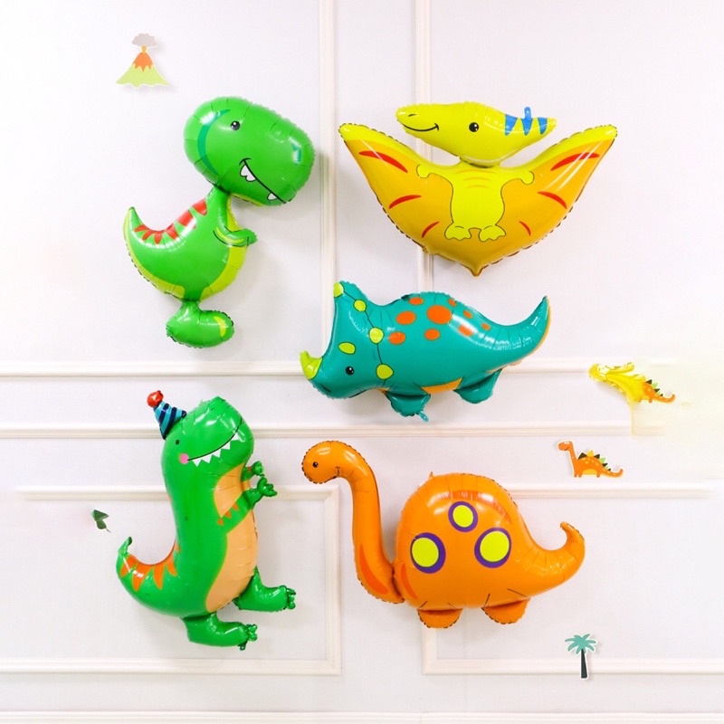 Bóng khủng long dễ thương trang trí sinh nhật