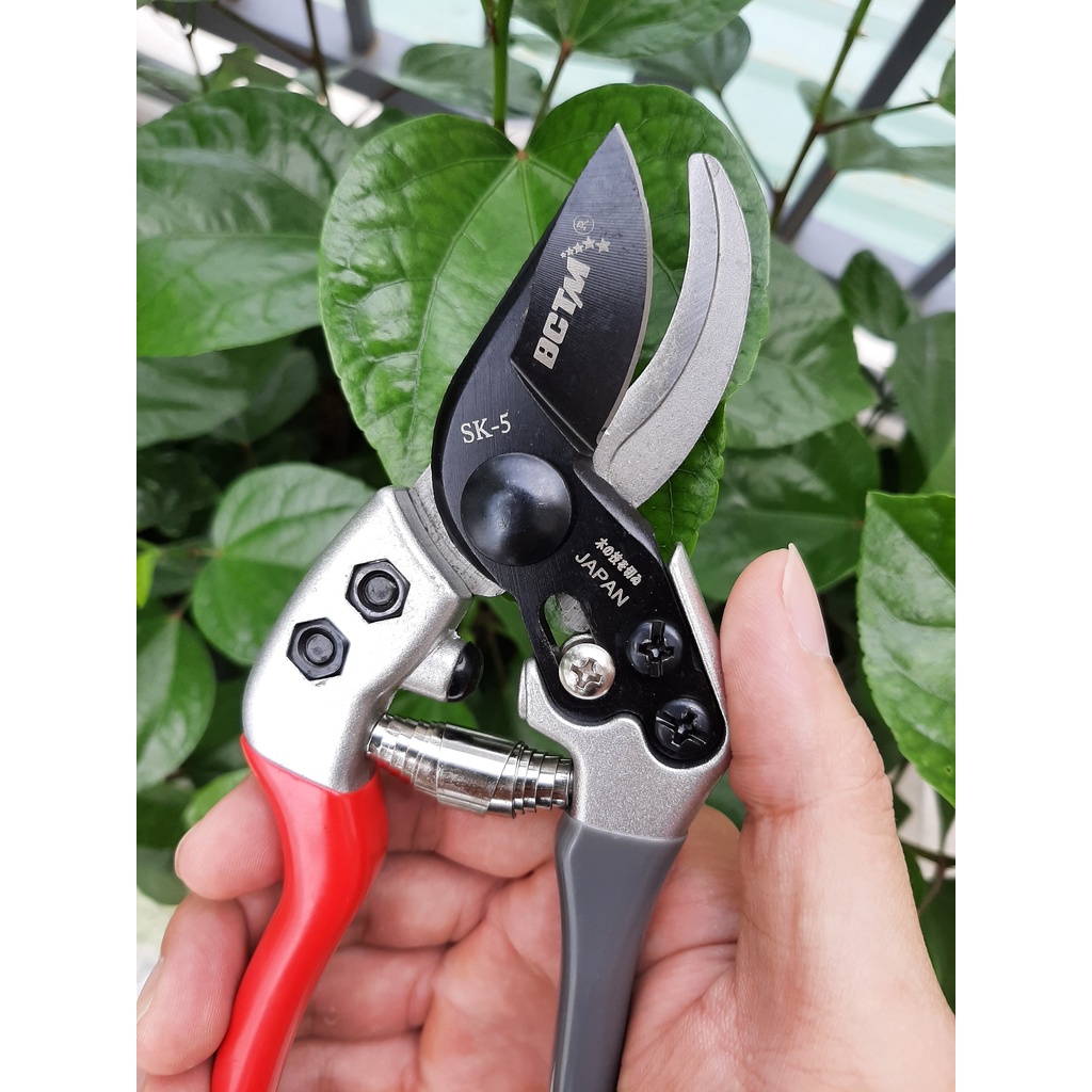 Kéo Cắt Tỉa Cành Nhật Siêu Sắt Bén Thép SK-5 Cầm Chắc Tay (Mã 03)