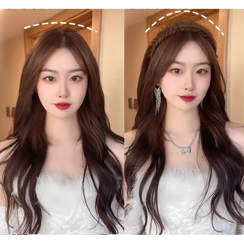 Băng đô tết tóc giả phong cách 2022 mới cho nữ