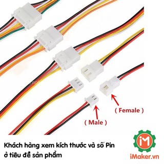 Dây Bus XH2.54 Nối Tiếp 1-2-3-4-5-6 Tiếp Điểm 2.54mm Dài 20cm - ( Một Bộ )