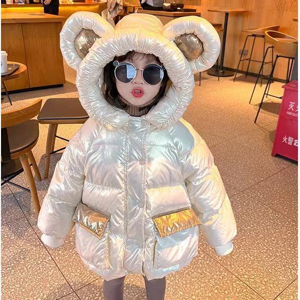 Áo Khoác cotton Dáng Lửng Thời Trang 2022 Mới Mẻ Cho Bé Gái