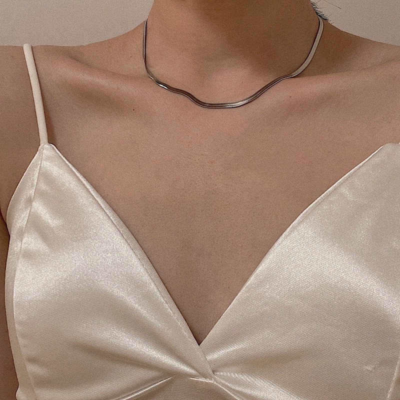 Dây Chuyền Titan, Lắc Tay Titan, Lắc Chân Titan Bản Dẹp | CHOU ACCESSORIES |