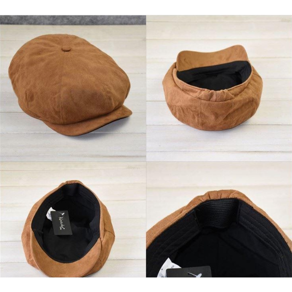 Mũ Nồi Nam Cao Cấp BR15 - Mũ Beret Nam Trung Niên | MUGU
