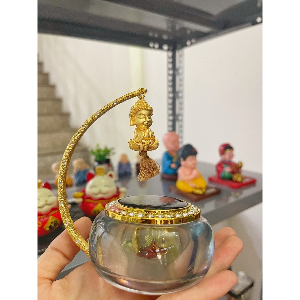 Máy Làm Mát Không Khí Sử Dụng Năng Lượng Mặt Trời - Nước Hoa Tinh Dầu Trang Trí Nội Thất Xe Hơi