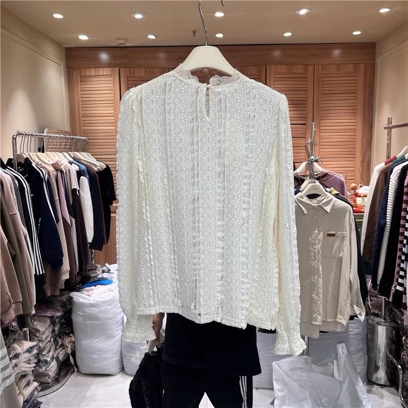 áo ren dài tay tiểu thư dáng đẹp