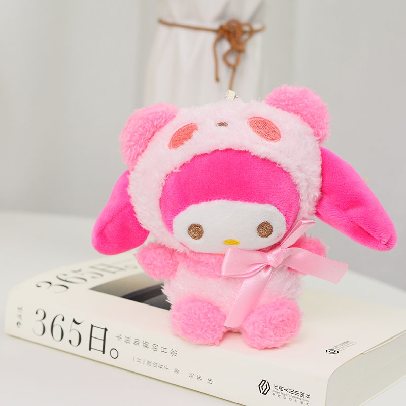 Móc Khóa Hình Thú Nhồi Bông Sanrio Dễ Thương
