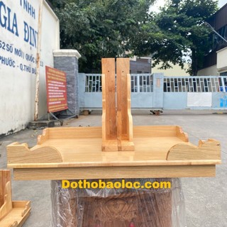 Bàn thờ treo tường gỗ sồi 100 % ngang 68cm