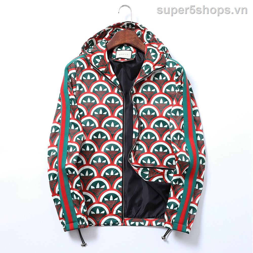 Mới_gucci Áo Khoác bomber Có Mũ Trùm In Hình Bulouson S-XXXL PP123 Cho Nam