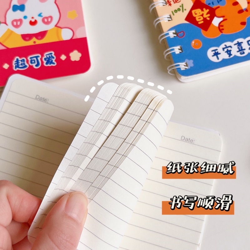 SỔ LÒ XO CẦM TAY HÌNH CUTE