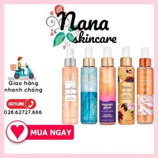 Xịt Nhũ Bath And Body Works Diamond Shimmer Body Mist