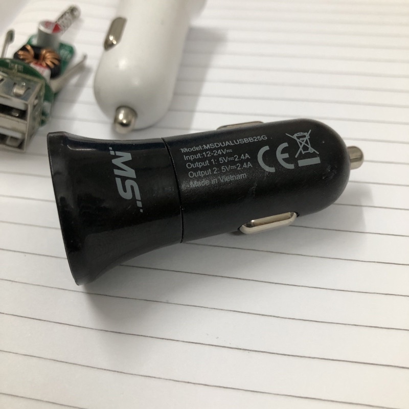 Tẩu sạc xịn 2.4A 5V USB