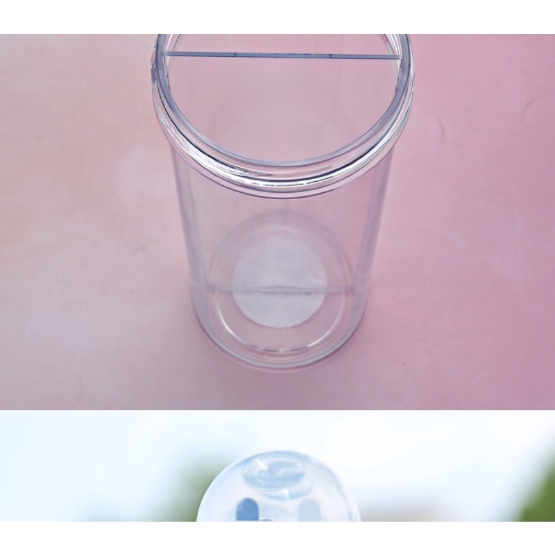 Bình uống nước 2 ngăn tiện dụng thích hợp dã ngoại picnic học sinh sinh viên đi học đi làm tiện lợi bình 420ml và 600ml