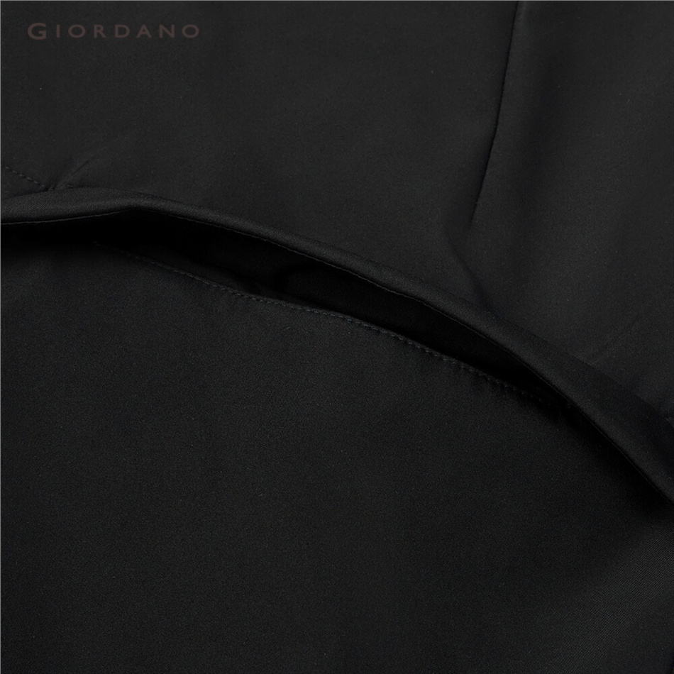 Áo khoác GIORDANO 01072686 có mũ trùm đầu dáng dài lót nỉ