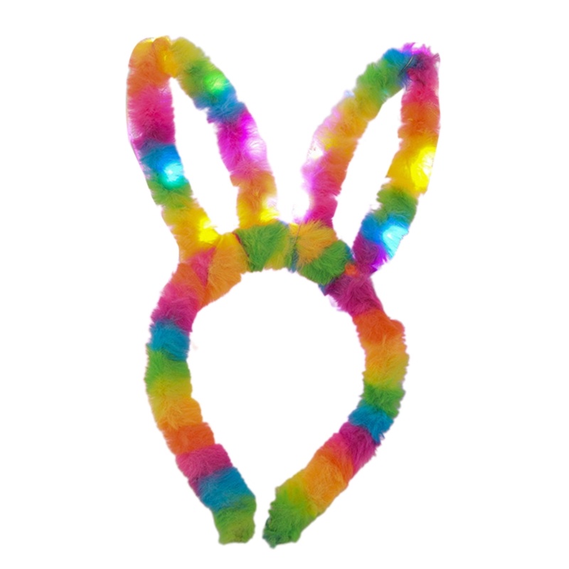 Băng Đô Tai Thỏ Có Đèn Led