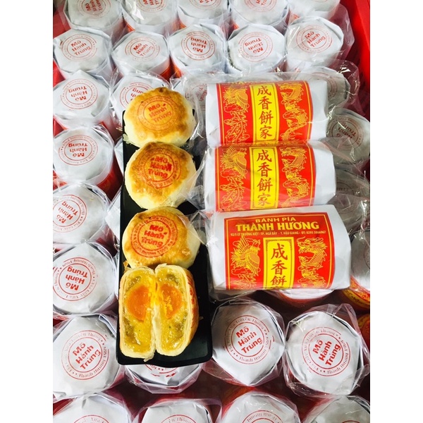 Bánh pía mỡ hành trứng muối Thành Hương cây 4cái