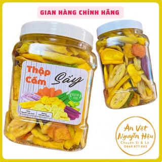 Hộp 500gr trái cây thập cẩm sấy loại 1 ko vụn nát
