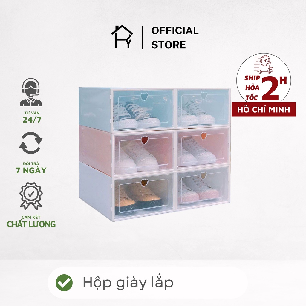 Hộp Đựng Giày Dép ShopNhaPy Oenon Bằng Nhựa Chống Bụi Có Thể Tháo Rời Tiện Dụng | BigBuy360 - bigbuy360.vn