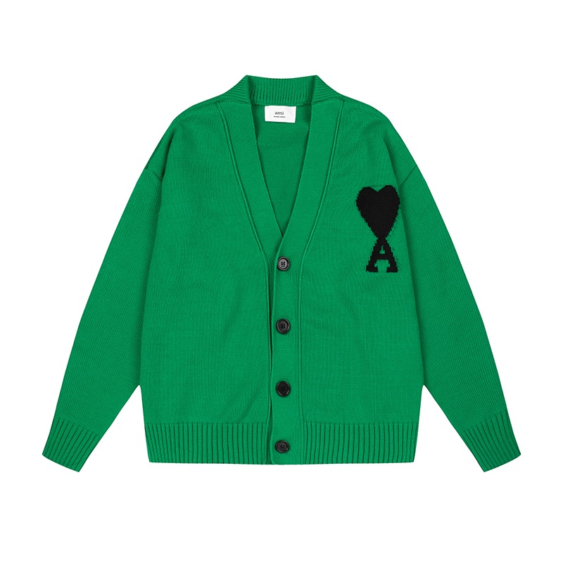 ❤❀  ❤ Áo Khoác Cardigan Dệt Kim Tay Dài Thêu Hình Trái Tim Thời Trang