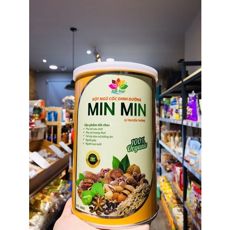 Bột Ngũ Cốc Lợi Sữa Min Thơm Ngon, Dễ Uống, Tăng Sữa, Bổ Sung Dinh Dưỡng, Bột Ngũ Cốc Dành Cho Bà Bầu 500g
