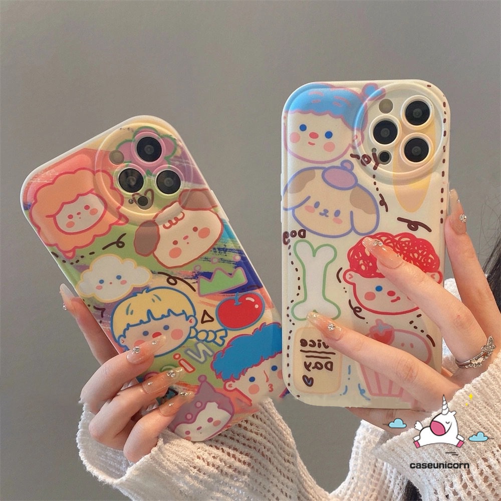 Ốp Điện Thoại TPU Mềm Chống Sốc In Họa Tiết Graffiti Cho IPhone 11 7 8 Plus 14 Plus 14 13 12 Pro MAX XR X XS MAX 6 6s Plus SE 2020