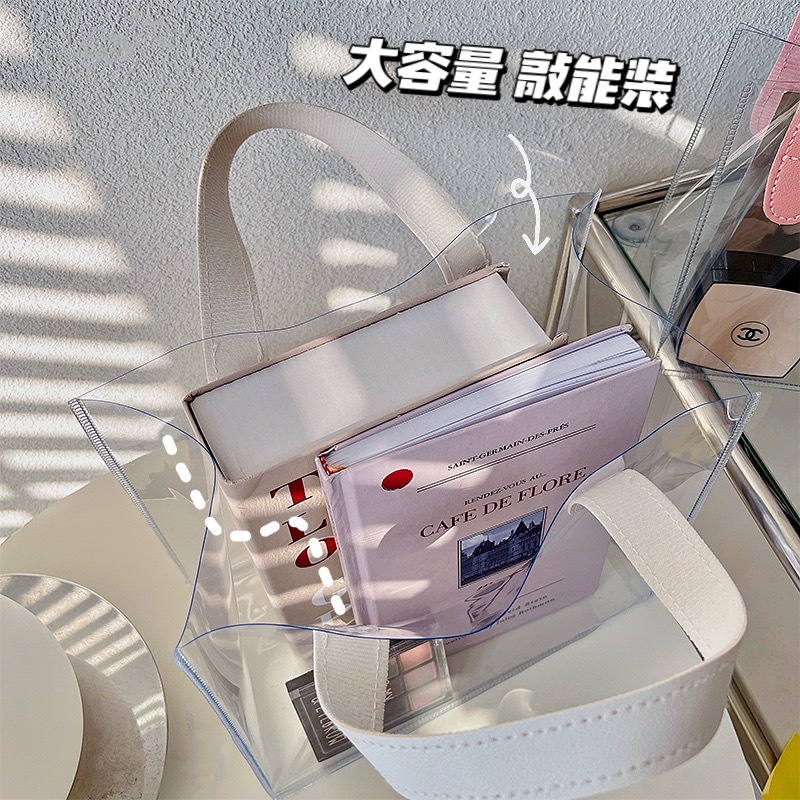 Túi Đựng Mỹ Phẩm Bằng PVC Trong Suốt Phong Cách Nhật Bản