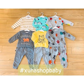 Set bộ dài h.m bé trai 12-18m- 5/6y - xuhashopbaby