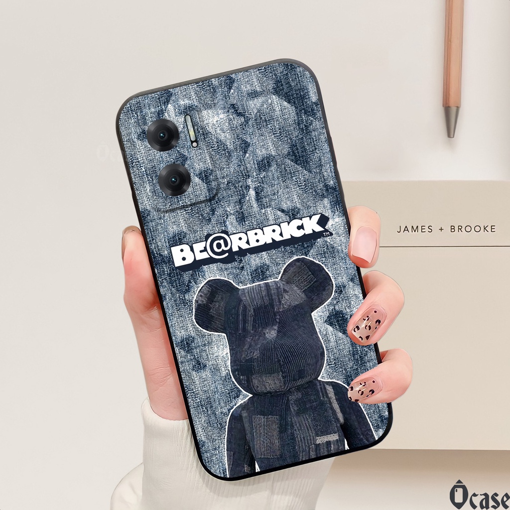 Ốp lưng Xiaomi Redmi Note 11E 5G / Redmi 10 5G / Redmi 10 Prime+ 5G / Poco M4 5G in hình gấu  cạnh viền