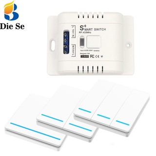 Diese công tắc rơ le điều khiển từ xa không dây 433mhz ac 90v ~ 250v rf cho đèn led / bóng đèn