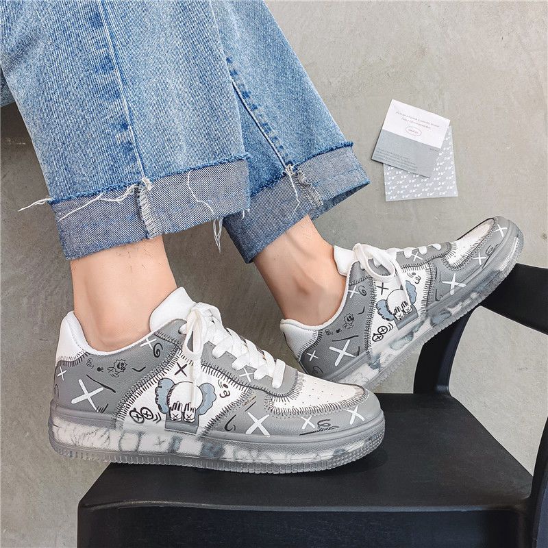 Giày Thể Thao Canvas Air Force No. Phong Cách Mới Cao Cấp Cho Nam 1 Giày Trắng Nhỏ Hợp Thời Trang