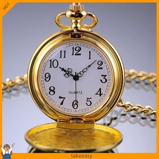 Đồng hồ bỏ túi bằng hợp kim phong cách cổ điển tiện lợi dành cho cả nam và nữ